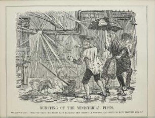 Bursting of the ministerial pipes
