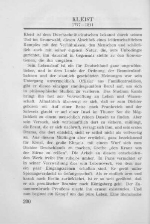 Kleist
