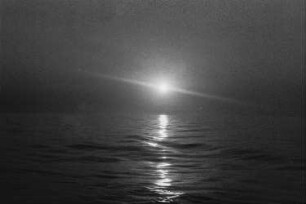 Reisefotos. Mondlicht? über dem Meer