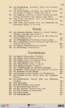 Verschiedenes (Nr. 241-295)