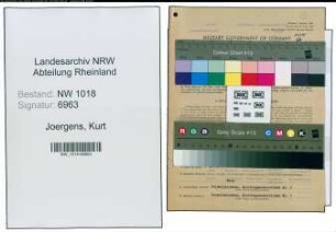 Entnazifizierung Kurt Joergens , geb. 31.05.1910 (Autoschlosser)