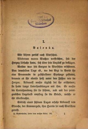 Unter dem weißen Adler : Roman aus Polens jüngster Vergangenheit, 3. Band