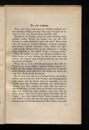 Wo wir wohnen