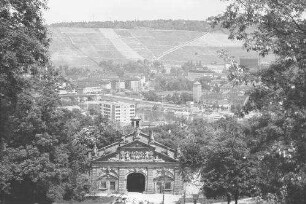 Würzburg: Neutor der Festung, von oben