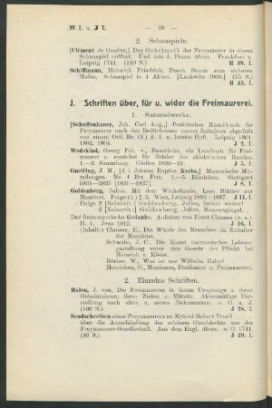 1. Sammelwerke.
