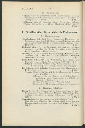 1. Sammelwerke.