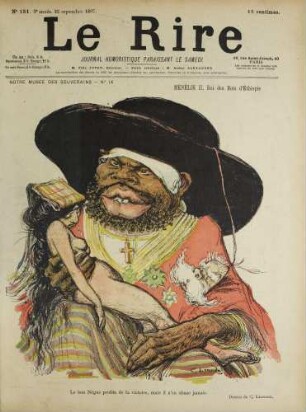 Notre Musée des Souverains, No IX, Ménélik II, Roi des Rois d’Éthiopie