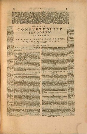 Corpus iuris civilis, 4. Fevdorvm Consvetvdines, Partim Ex Editione vulgata, partim ex Cuiaciana vulgatae apposita ...