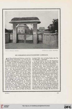 Ein schleswig-holsteinisches Landhaus
