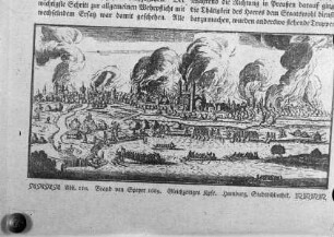 Der Brand von Speyer 1689
