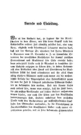 Vorrede und Einleitung
