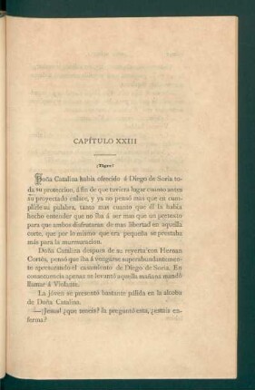 Capítulo XXIII. - ¡Tigre!