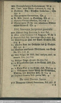 Hist. Saxonicae Scriptores generalis