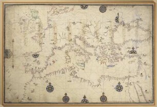 Türkischer Portolan (Küsten des Mittelmeeres) - BSB Cod.turc. 431