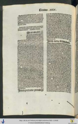 Titulus XIX: De privilegiis. in communi