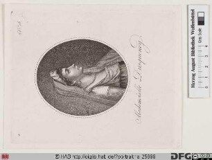 Bildnis Catherine-Joséphine Rufuin (od. Rafin) Duchesnois, genannt Mlle. D.