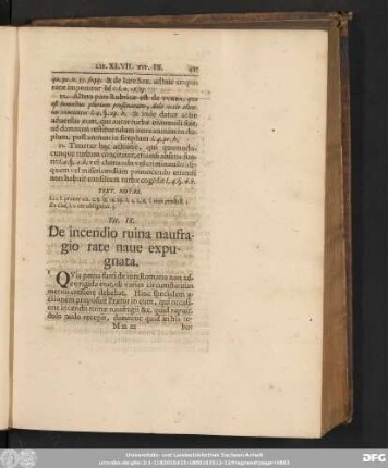 Tit. IX. De incendio ruina naufragio rate nave expugnata.
