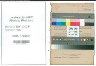 Entnazifizierung Friedrich Koch , geb. 07.08.1904 (Zollbeamter)