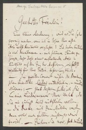 Brief an Antonie Speyer : 11.11.1879