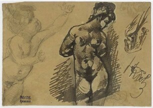 Figuren, Putte und weiblichr Akt
