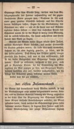 der eilften Zusammenkunft