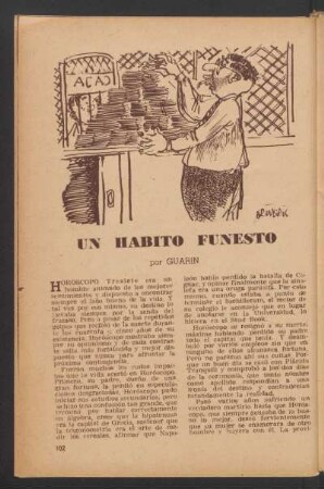 Un habito funesto