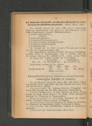 Die sächsische Dampfschiff- und Maschinen-Bauanstalt der österr. Nordwest Dampfschifffahrt-Gesellschaft.