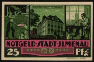 25 Pfg. Notgeld Stadt Ilmenau
