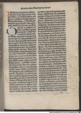 Jndex primi libri homeliar[um] beati gregorij pape. ...