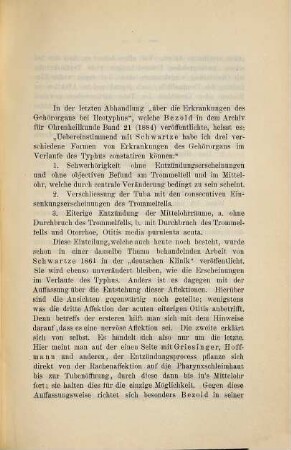 Ohraffectionen beim Abdominaltyphus : Inaug. Diss.
