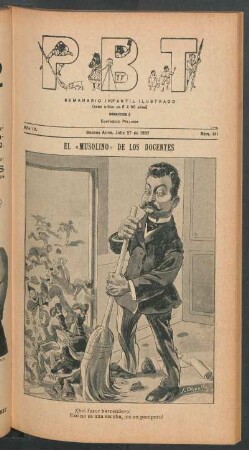 El "Musolino" de los docentes - [Caricatura]