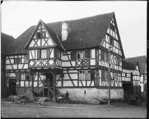 Münzesheim Unterdorfstr. 17 - Fachwerkhaus Alte Schmiede Außenansicht und Detailansicht