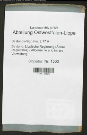 Anstellung des Regierungsrats Simon Henrich Volkhausen
