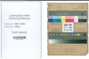 Entnazifizierung Heinrich Groll , geb. 08.11.1911 (Baubeamter)