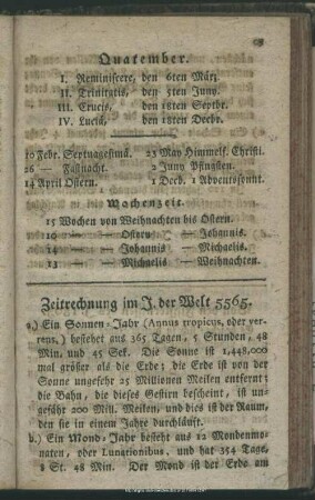 Zeitrechnung