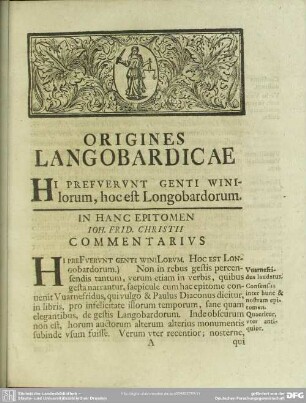 In Hanc Epitomen Ioh. Frid. Christii Commentarius