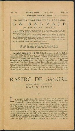 1922006244: Rastro de sangre