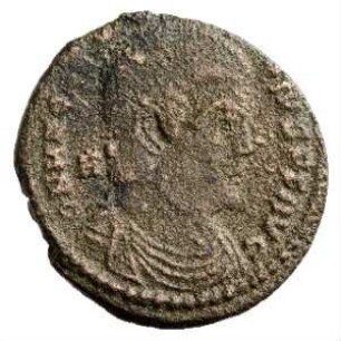 Münze, Aes 2, 351 - 352 n. Chr.?