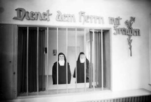 Kirchzarten: Sprechraum mit Gitter