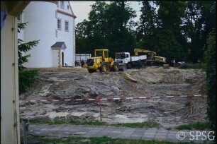 Königs Wusterhausen, Dokumentation zur Wiederherstellung, Anlegen des Schlossgrabens.