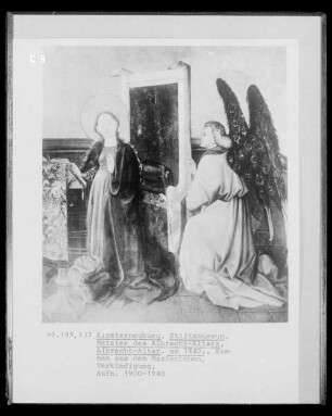 Ehemals Albrecht-Altar: Verkündigung der Geburt Christi