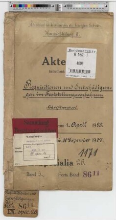 Requisitionen und Entschädigungen: Bd. 3