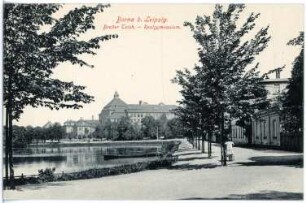 Borna. Breiter Teich - Realgymnasium