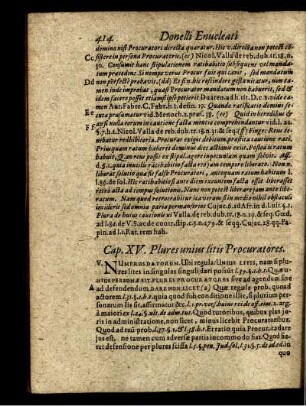Cap. XV. Plures unius litis Procuratores