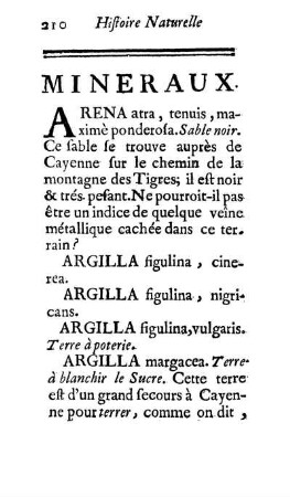 Mineraux