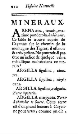 Mineraux