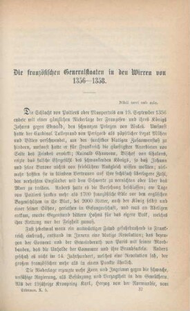 485-505 Die französische Generalstaaten in den Wirren von 1356-1358