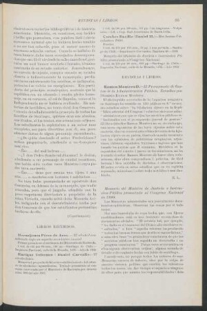 Libros recibidos