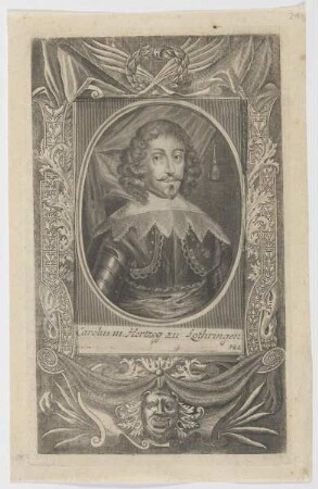 Bildnis des Carolus III. Hertzog zu Lothringen