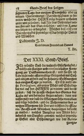 XXXI. Send-Brief. - XLVIII. Send-Brief.